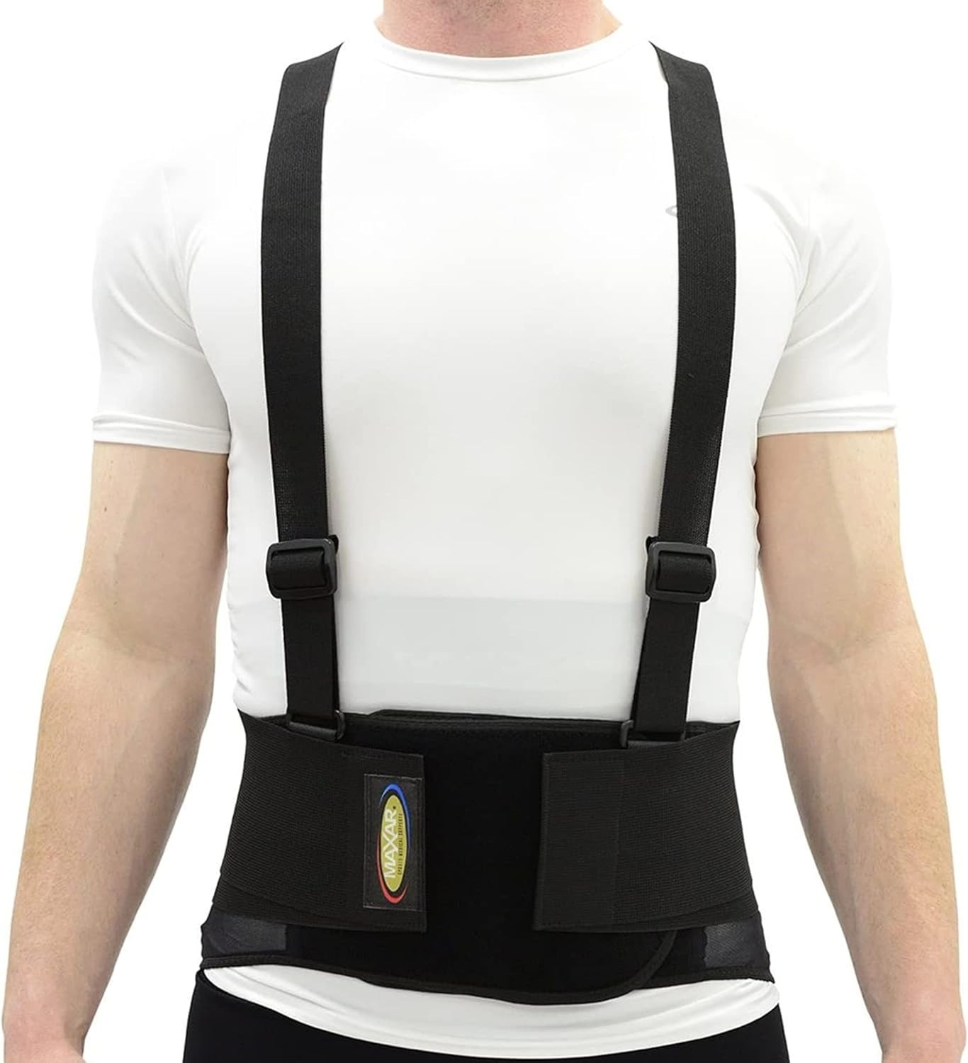 Adjustable 8″ Back Support Brace – Industrial Design for Lumbago & Heavy Lifting