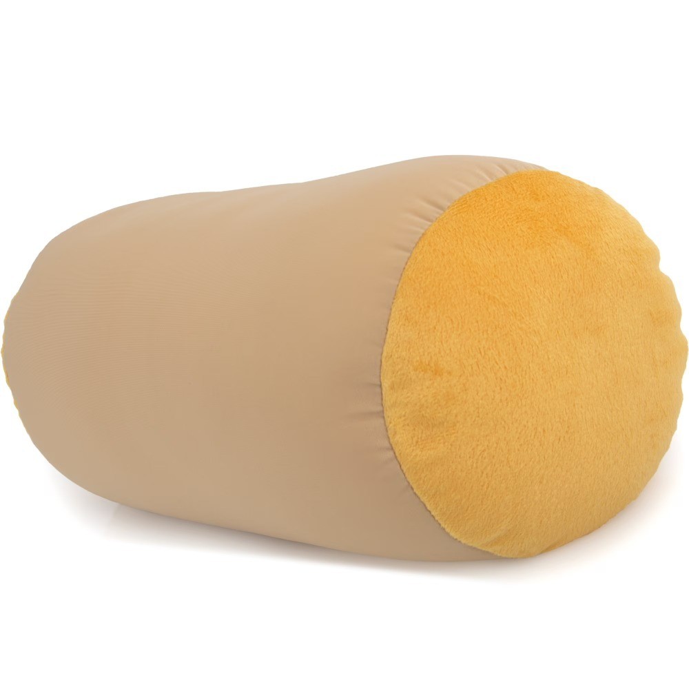 Microbead Bolster Neck Roll Pillow, Gently On Body, Head, Neck & Shoulders, No