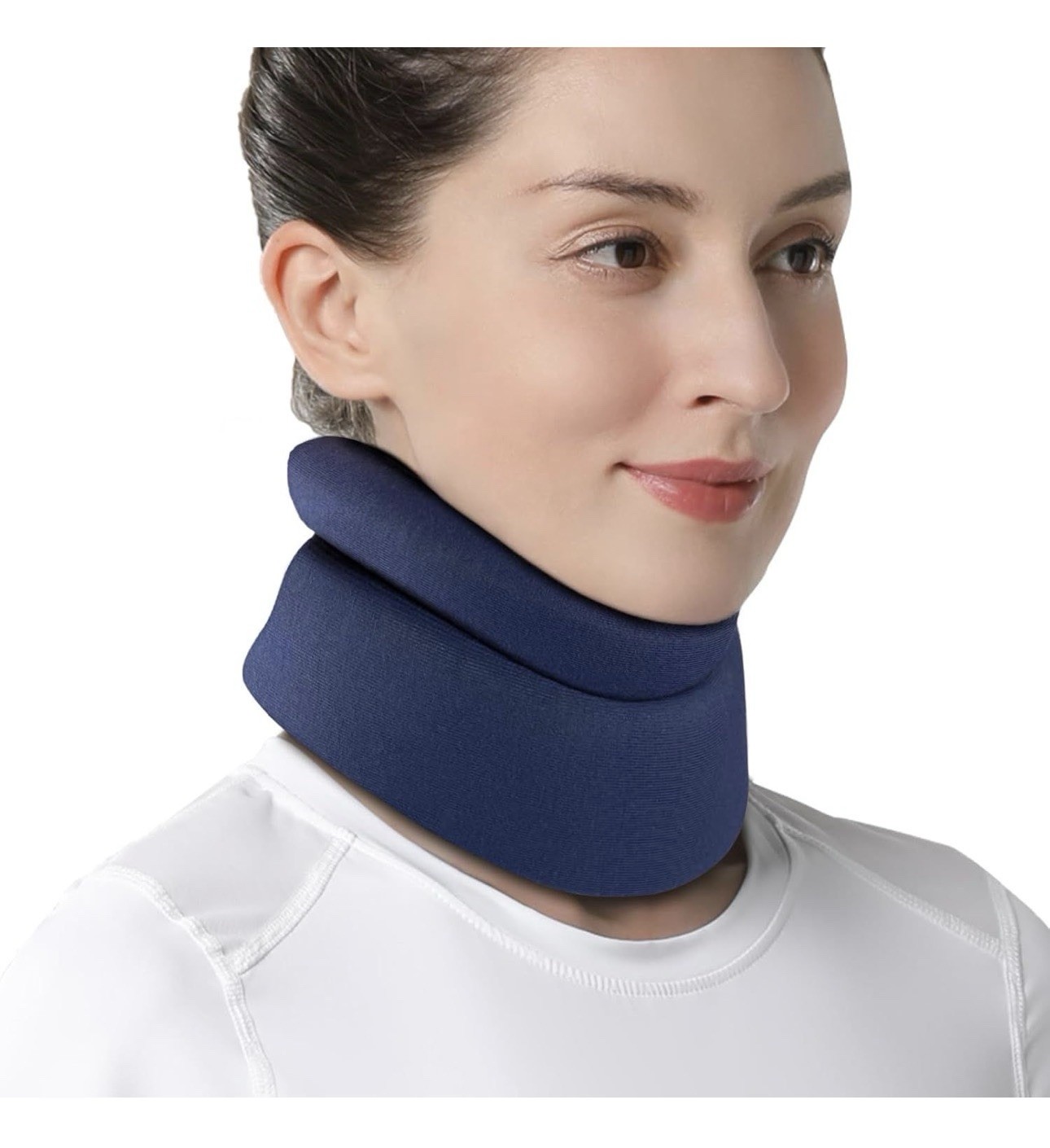 Neck Brace for Neck Pain and Support – Medium (Pack of 1) Comfort Version-Blue