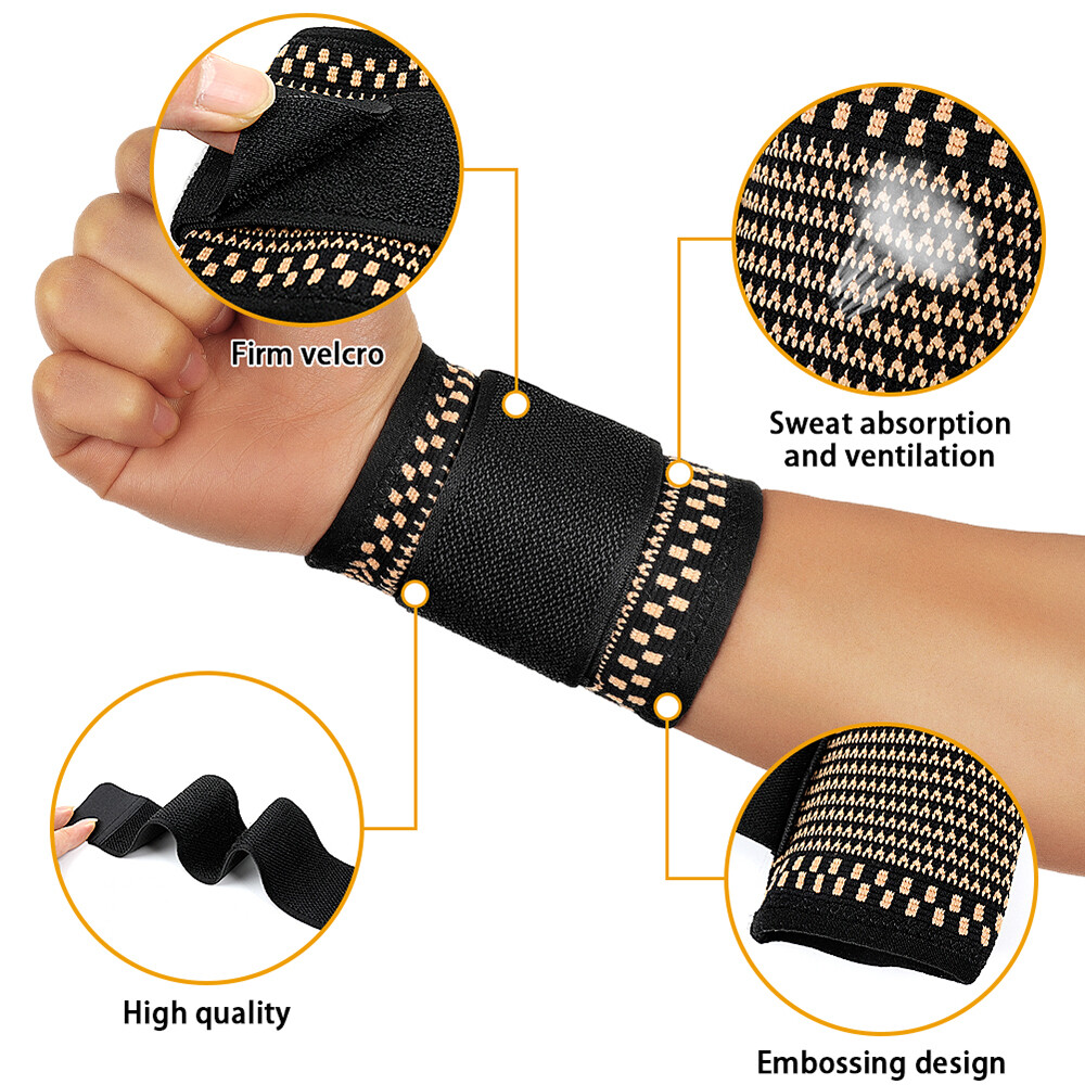 Wrist Support Hand Brace Band Wrap Adjustable Strap Sports Carpal Tunnel Bandage