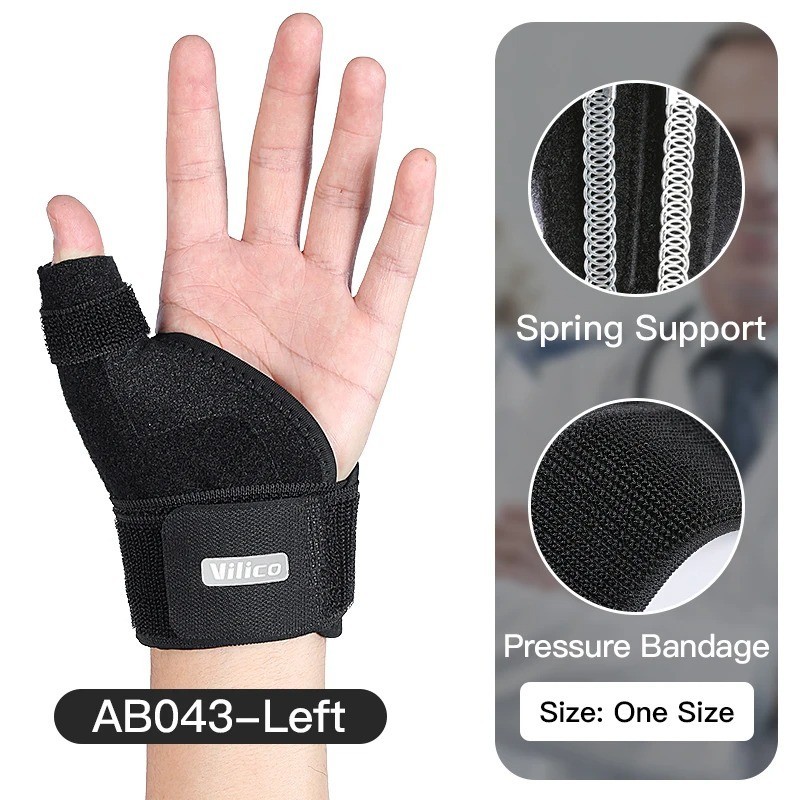 Flexible Wrist Thumb Support Brace for Tendonitis Arthritis Breathable Splint