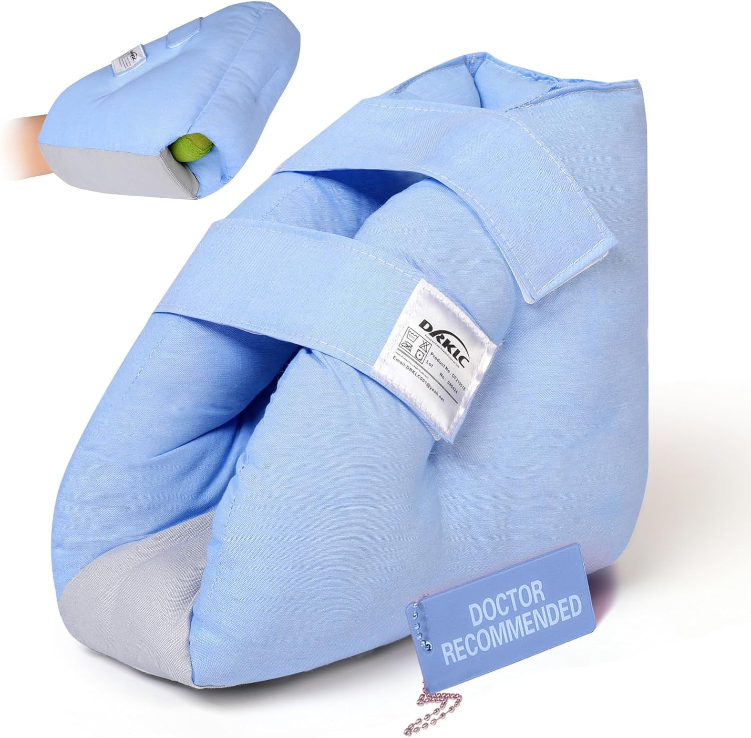 Heel Protector for Pressure Sores, Adjustable Heel Cushion Boot for Elderly Bedr