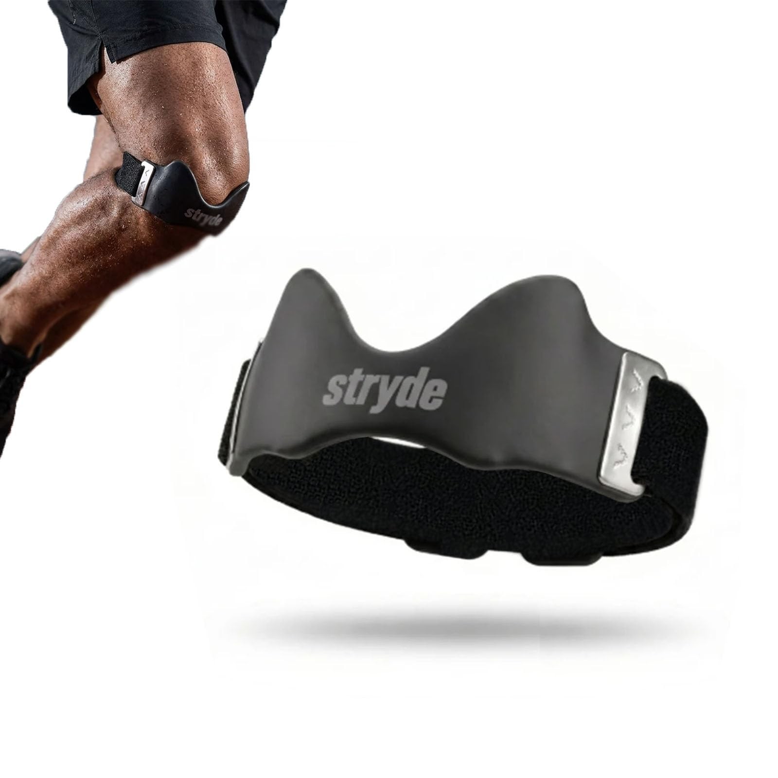 Stryde Precision Knee Strap, 2026 Upgraded Patellar Tendon Support with Silicon