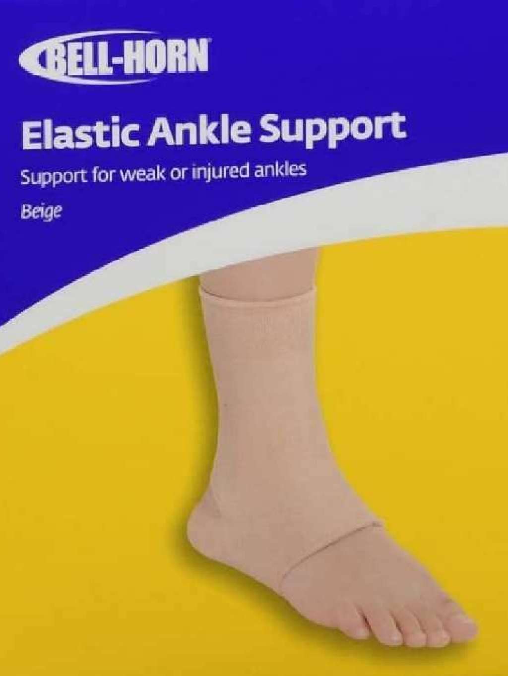 DJO Bell-Horn Elastic Ankle Support Beige Small