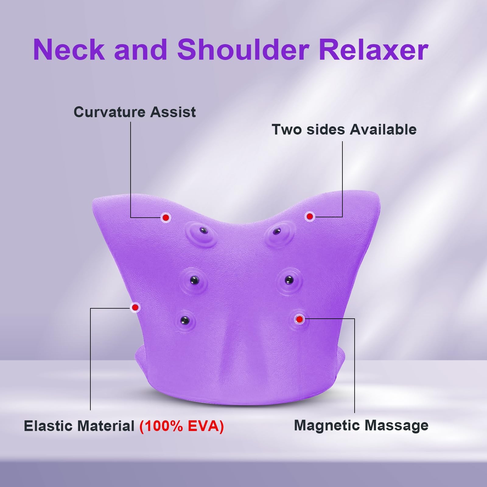 Neck Stretcher Cervical Traction Neck and Shoulder Relaxer Chiropractic Pillow