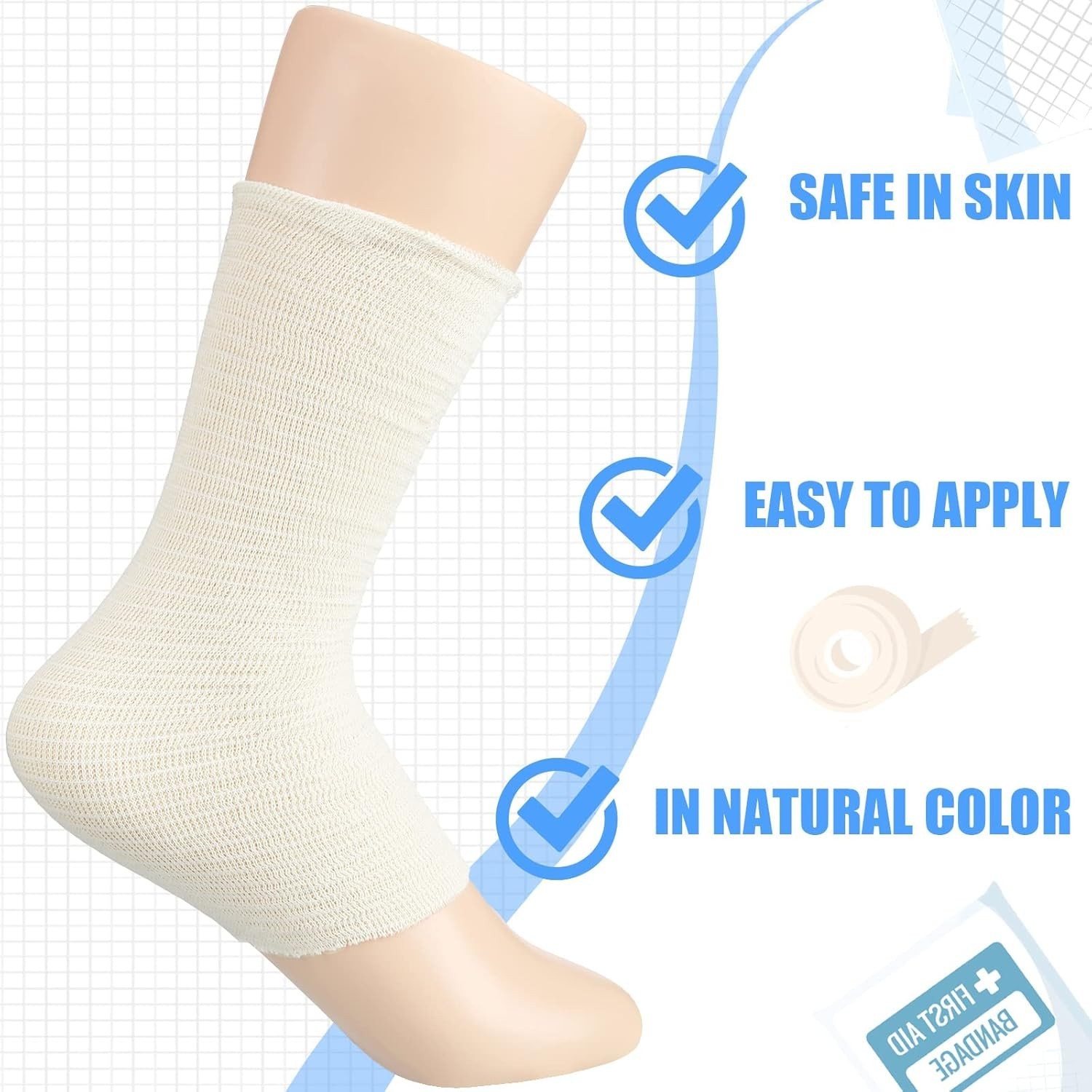 Cotton Tubular Stockinette Gauze Roll Tubular Arm Stocking Elastic Leg Stocki…