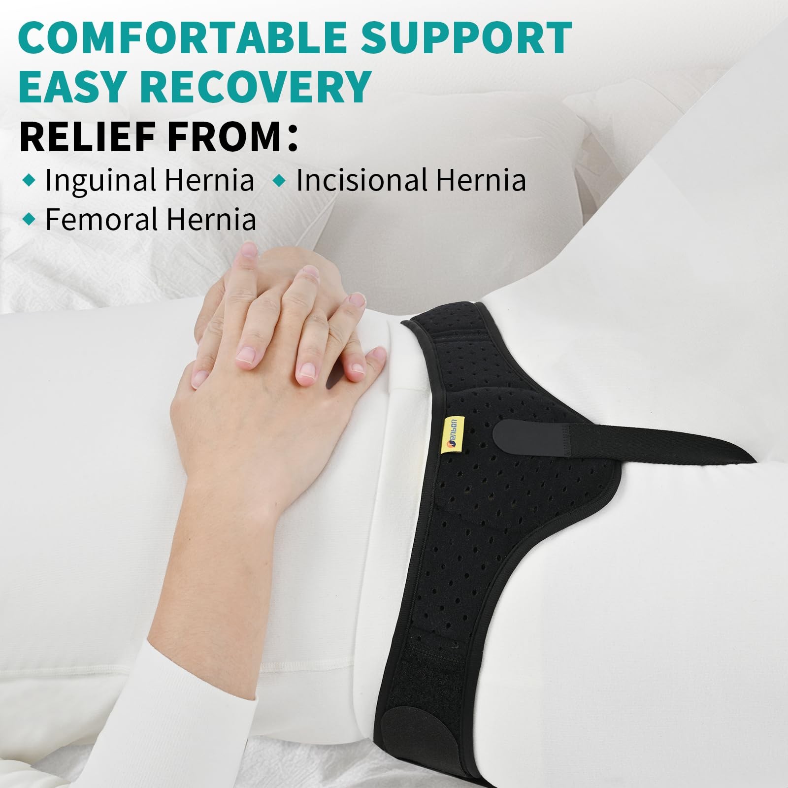Hernia Belts for Men and Women Left or Right Side Hernia Support Truss for In…
