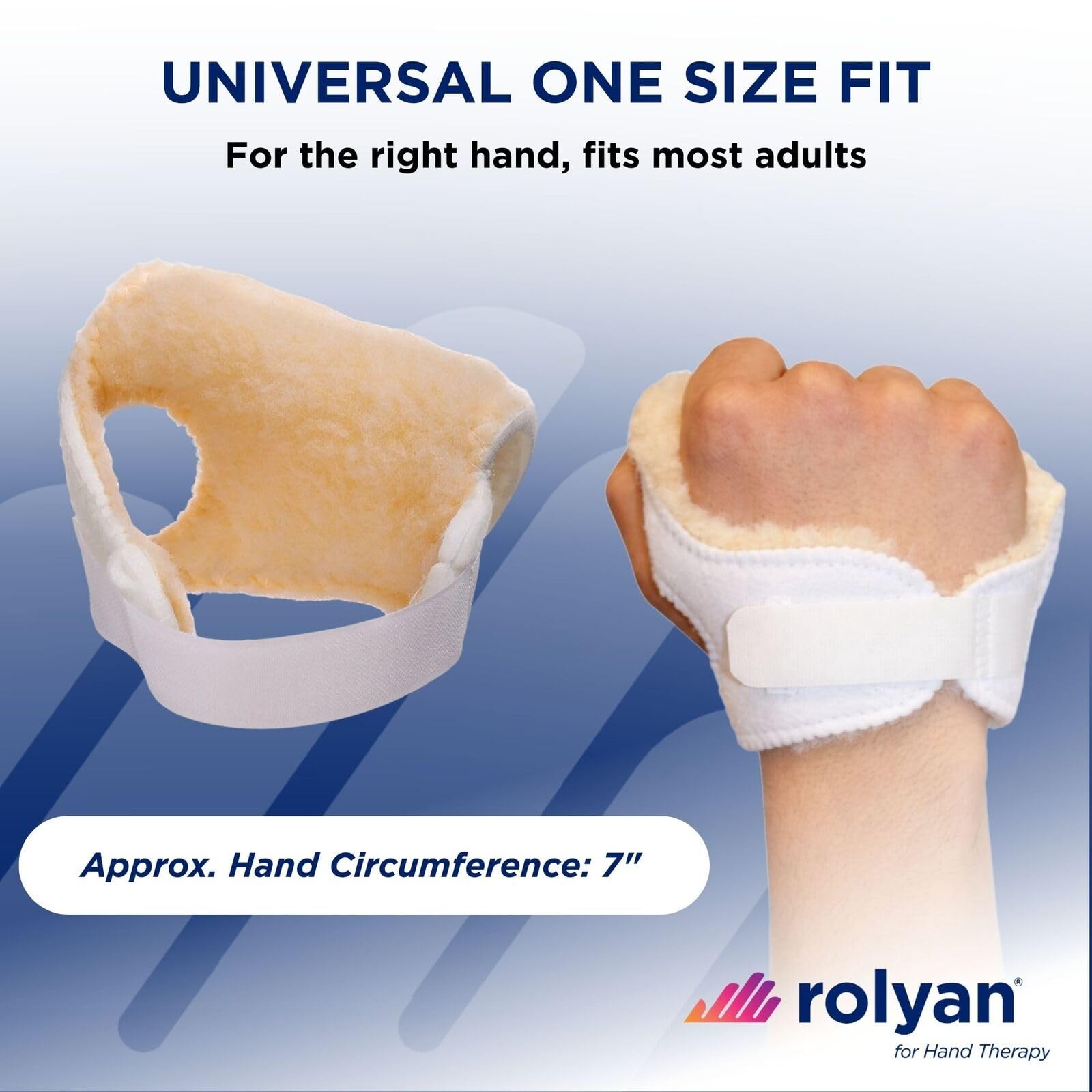 Rolyan – Palm Protector – Left Hand – Single Pack, Soft Padded Standard Glove