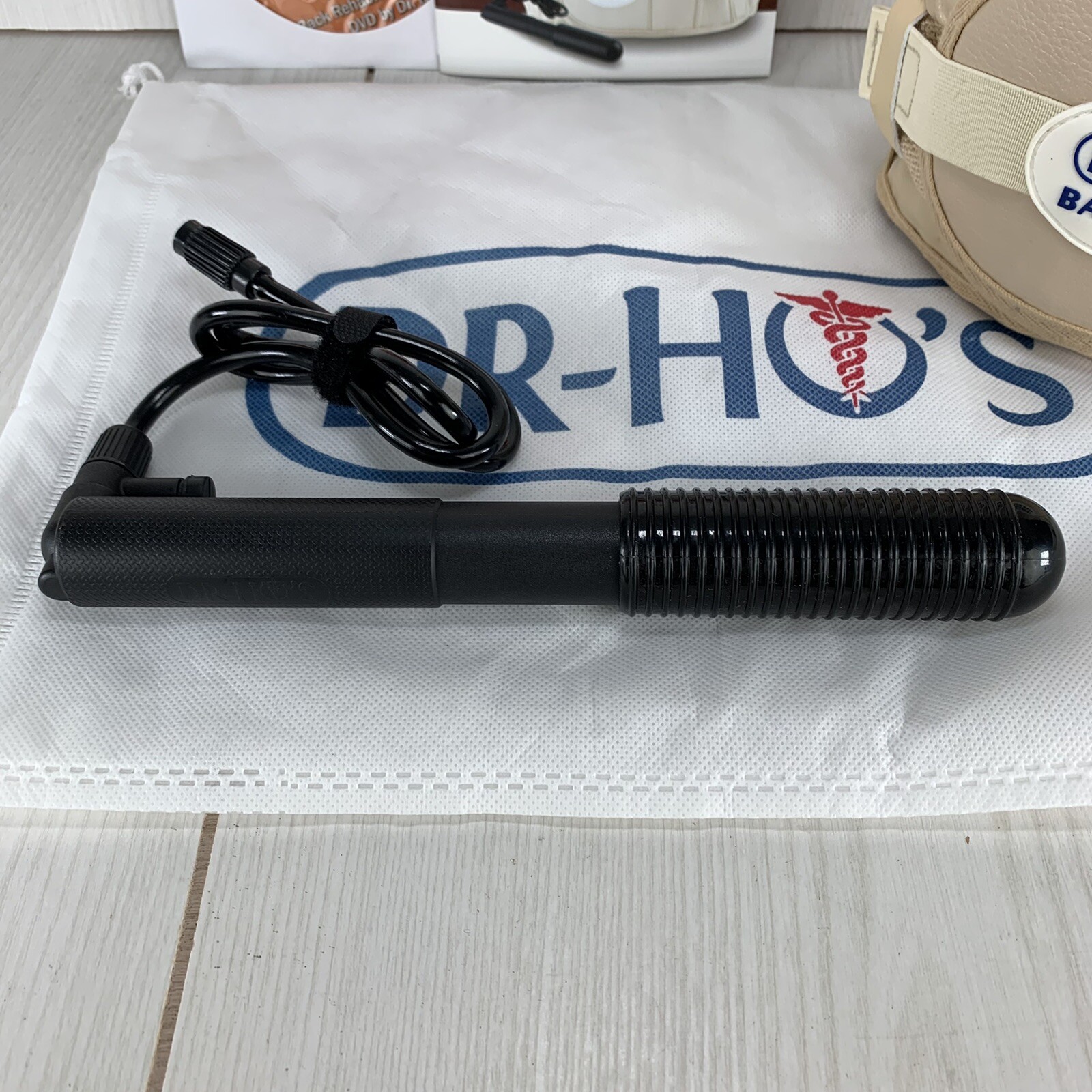 Black Air Pump Fit For Dr. Ho’s 2-in-1 Decompression Back Lumbar Support Belt