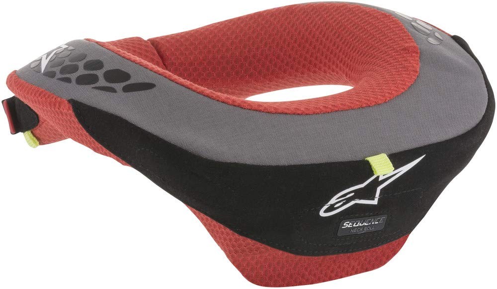 Youth Neck Roll for Motocross, L/XL, Black/Red Comfort & Support