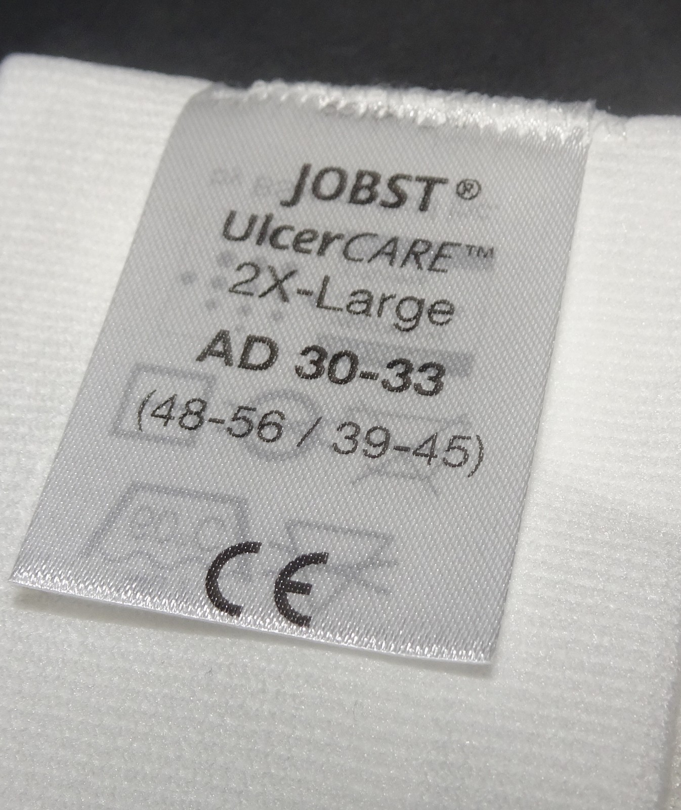 JOBST Medical compression Leg 40 mmhg 114489 2X Large Beige Knee High w/ zipper