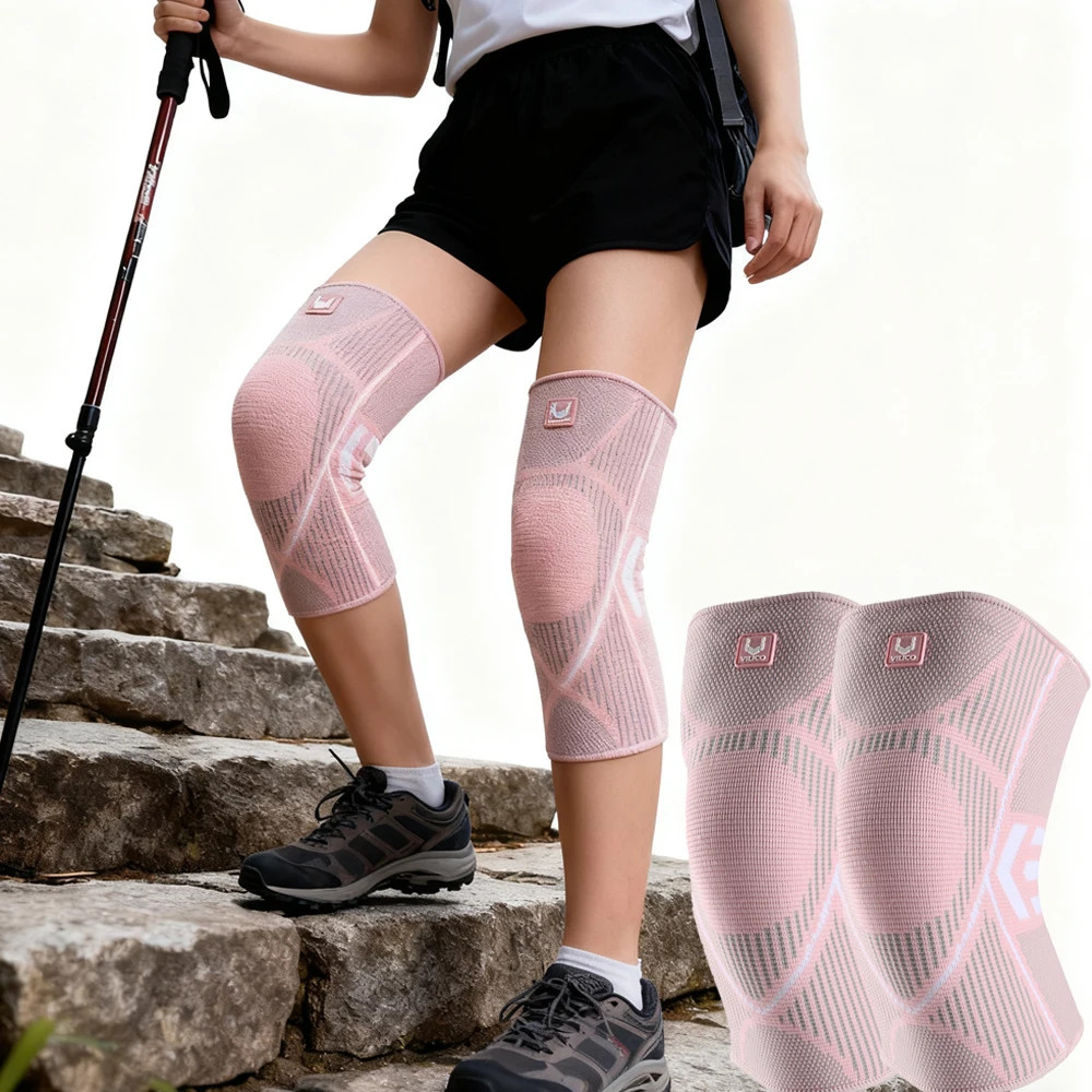 1 PC Professional Knee Support Compression Knee Sleeve anti Slip Silicone Knee B