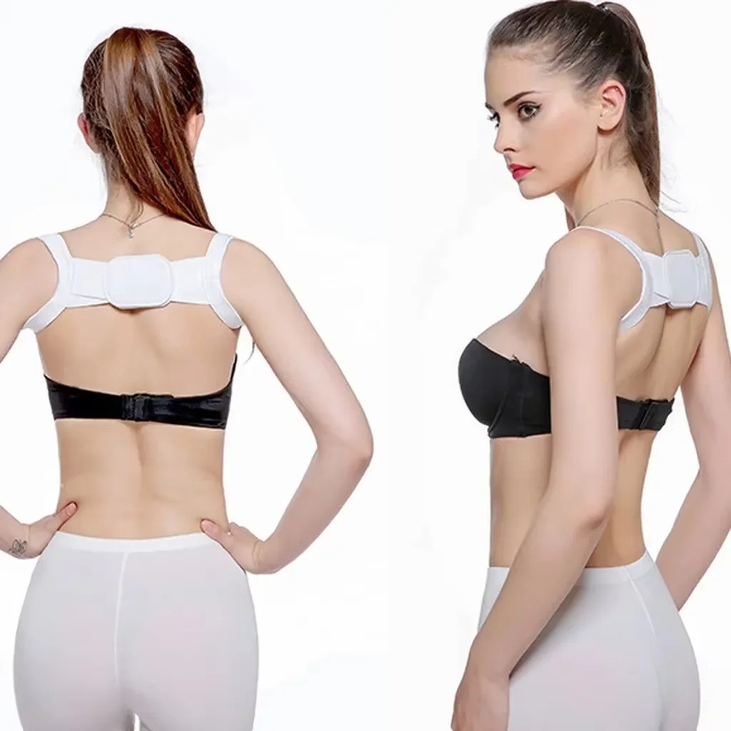 Adjustable Posture Corrector Back Support Men Women Upper Spine Lumbar Brace Bel