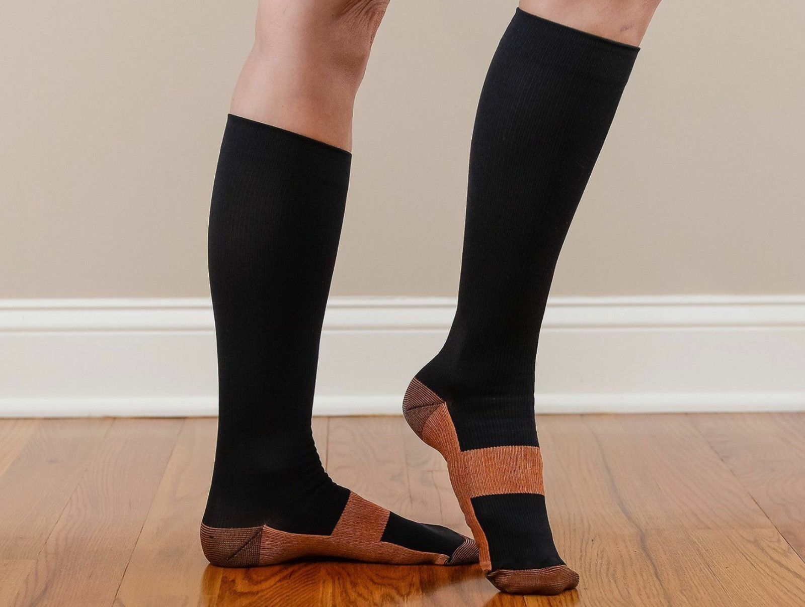 (4 Pairs) Compression Socks Stockings Graduated Support Men’s Women’s S-XXXL