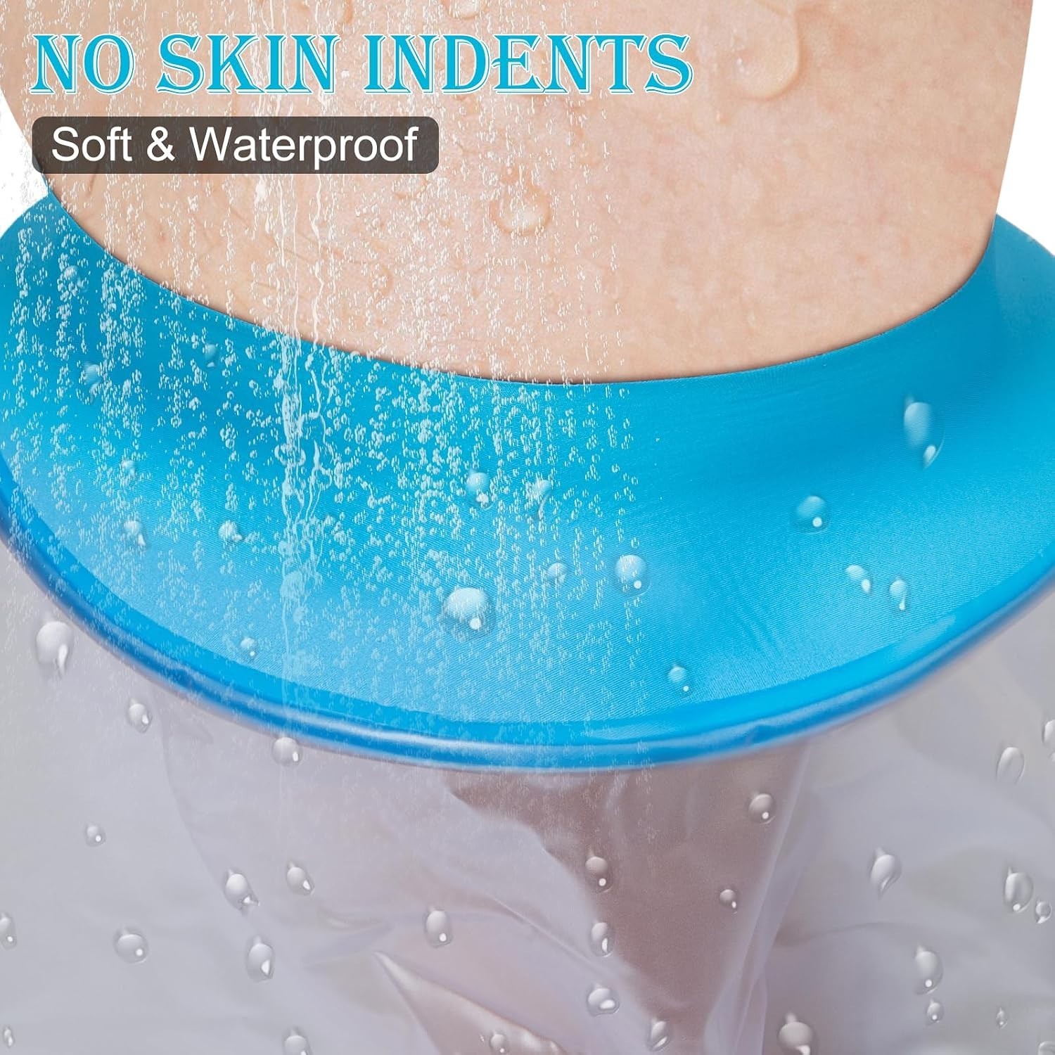 Waterproof Knee Cast Cover for Shower – Reusable Protector for Surgery Recovery