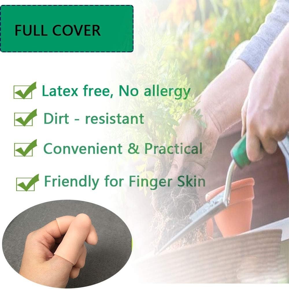 Soft Silicone Finger Protectors – 10 Count for Pain Relief & Daily Activities