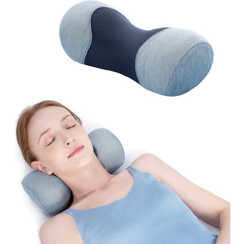 Cervical Traction Device Neck Stretcher Memory Foam Cooling Pain Relief New