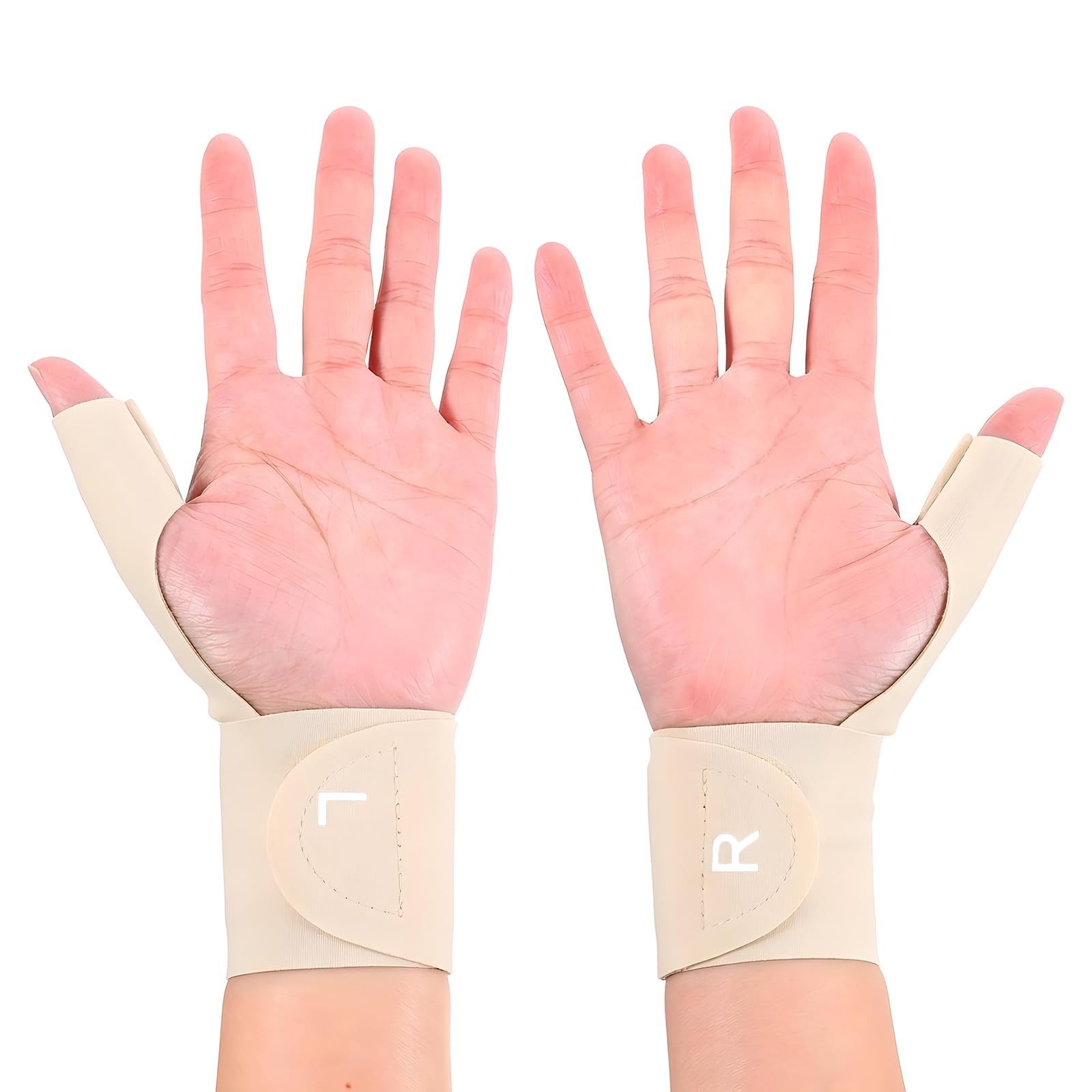 2 Pcs Thumb Wrist Brace Compression Sleeve for and Men, Elastic Protector Glo…