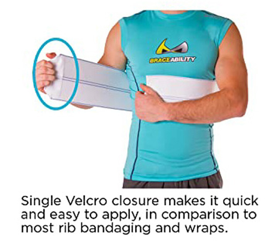 Broken Rib Chest Support Brace Wrap Cracked Fractured Compression Protect Belt