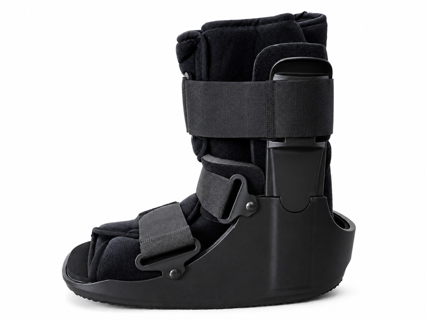 Adjustable Medical Walking Boot Fracture CAM Walker Brace Air Cast Black LARGE