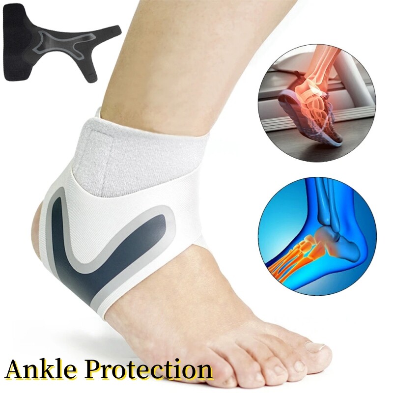Ankle Support Brace Compression Strap Adjustable Heel Stabilizer Foot Protector