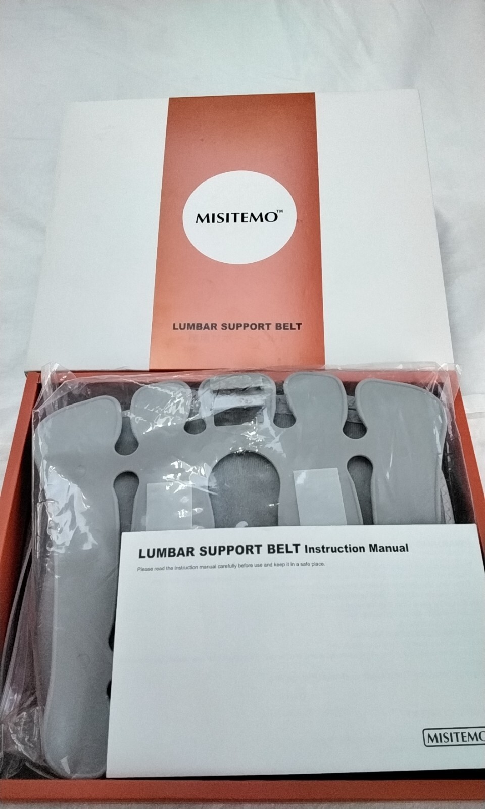 MISITEMO Lumbar Support Belt Back Brace For Lower Back Pain Breathable – Medium