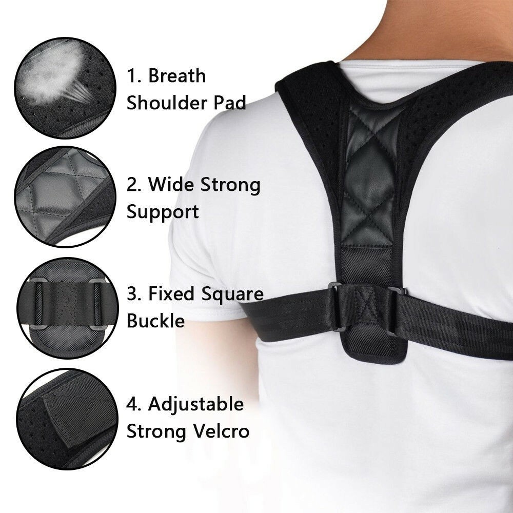 Adjustable Posture Corrector for Back Support Shoulder Back Brace for Men/Women