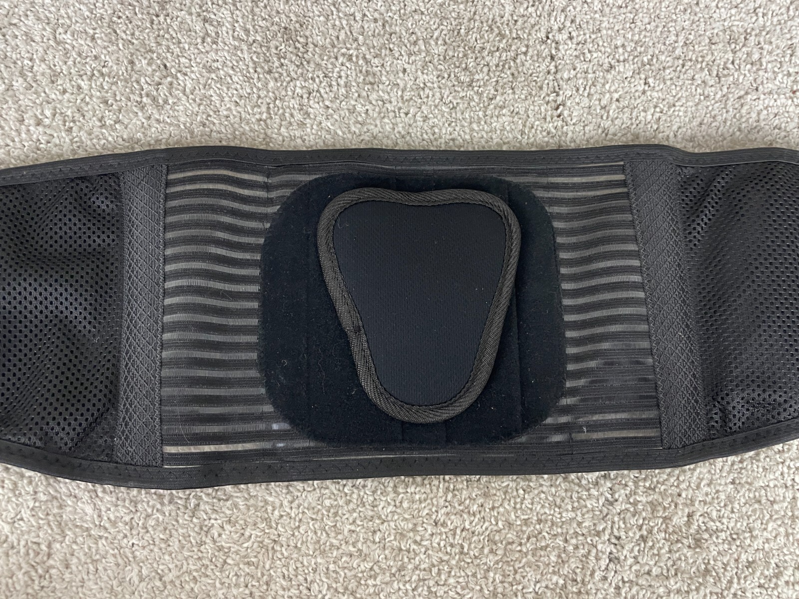 Sparthos Back Brace Small Adjustable Lower Lumbar Support Belt Logo Black