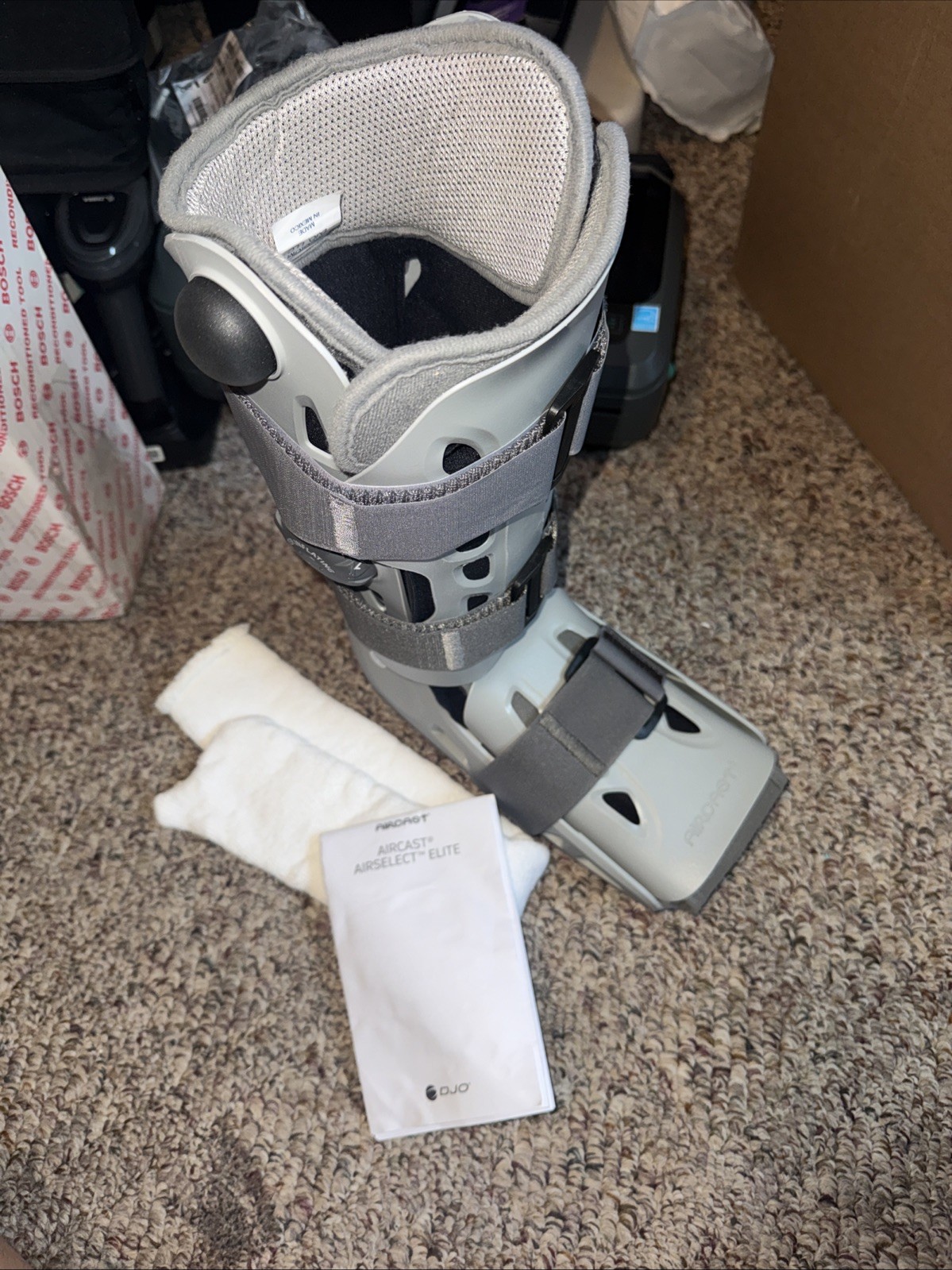 DJO Aircast Walker Boot for Foot and Ankle With inflatable Air bag Medium Tall *