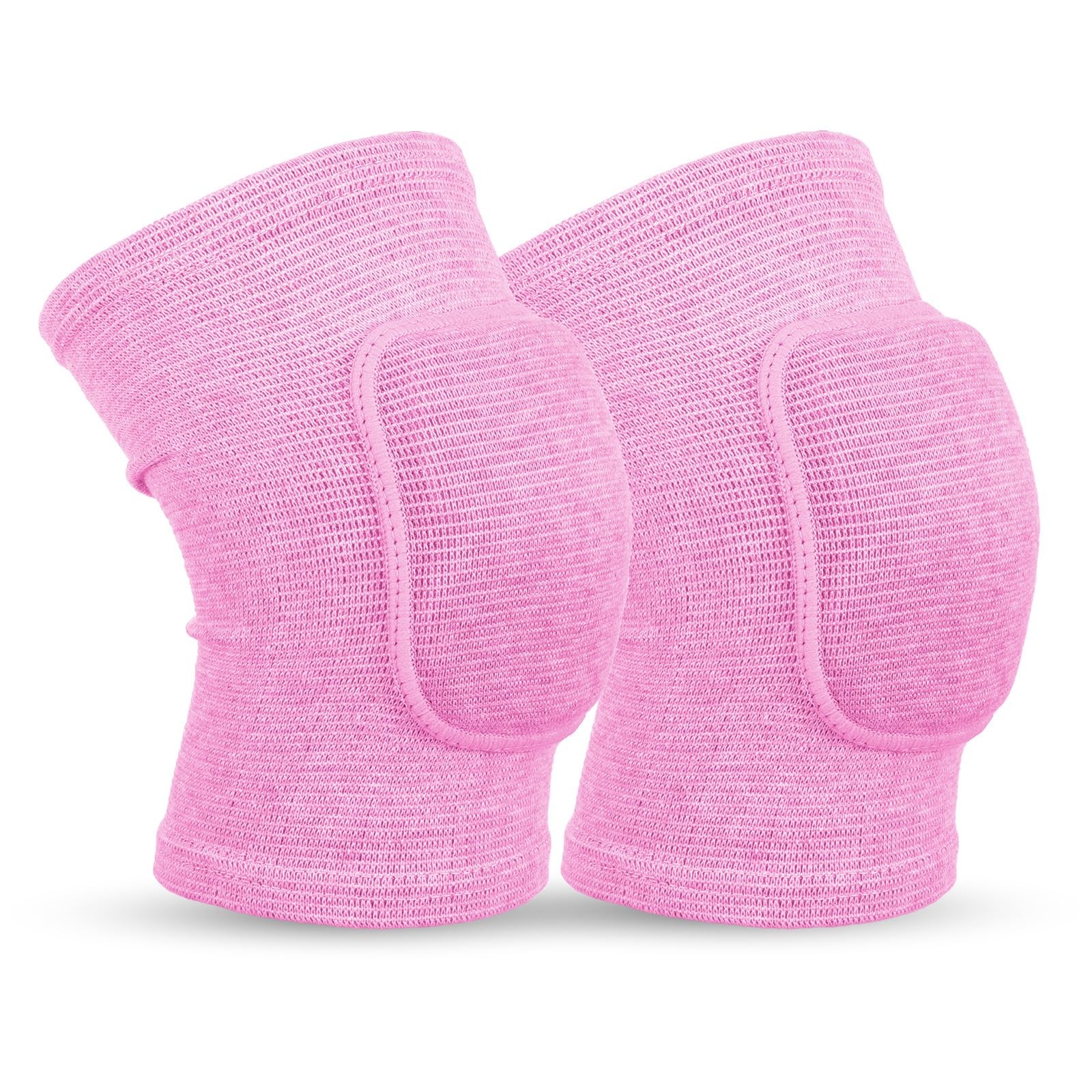 Aiyorse Compression Elbow Pads Arm Brace,Support Fitness One Size, Pink
