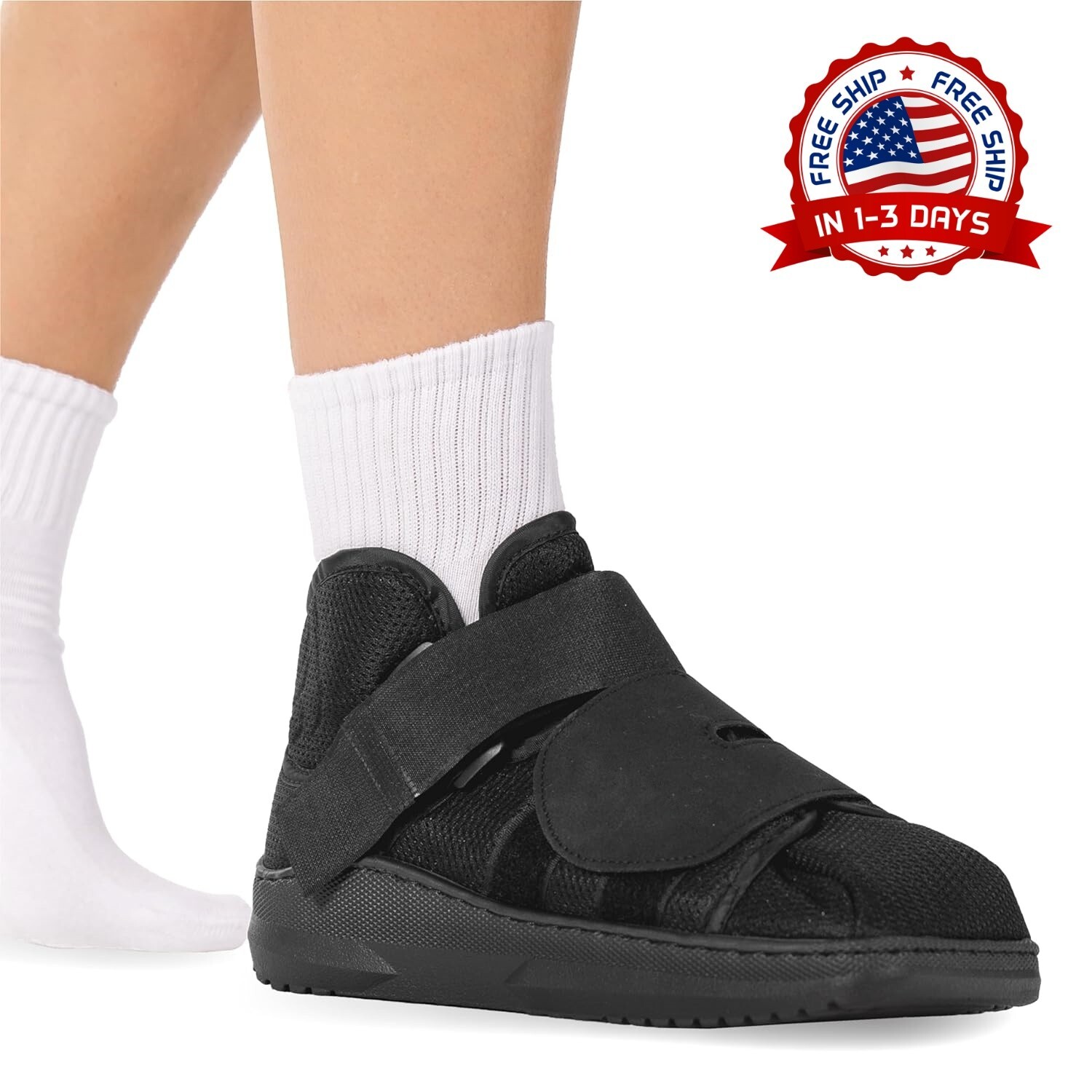 Zapato Médico Para Caminar Con Punta Cerrada, Bota De Yeso Para Dedos Rotos New