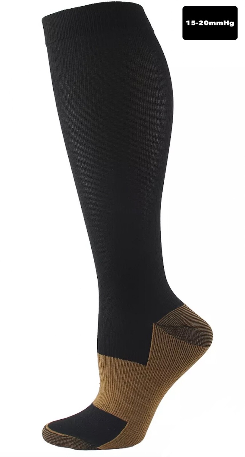 (4 Pairs) (S-4XL) Compression Socks Stockings Graduated Support Men’s Women’s