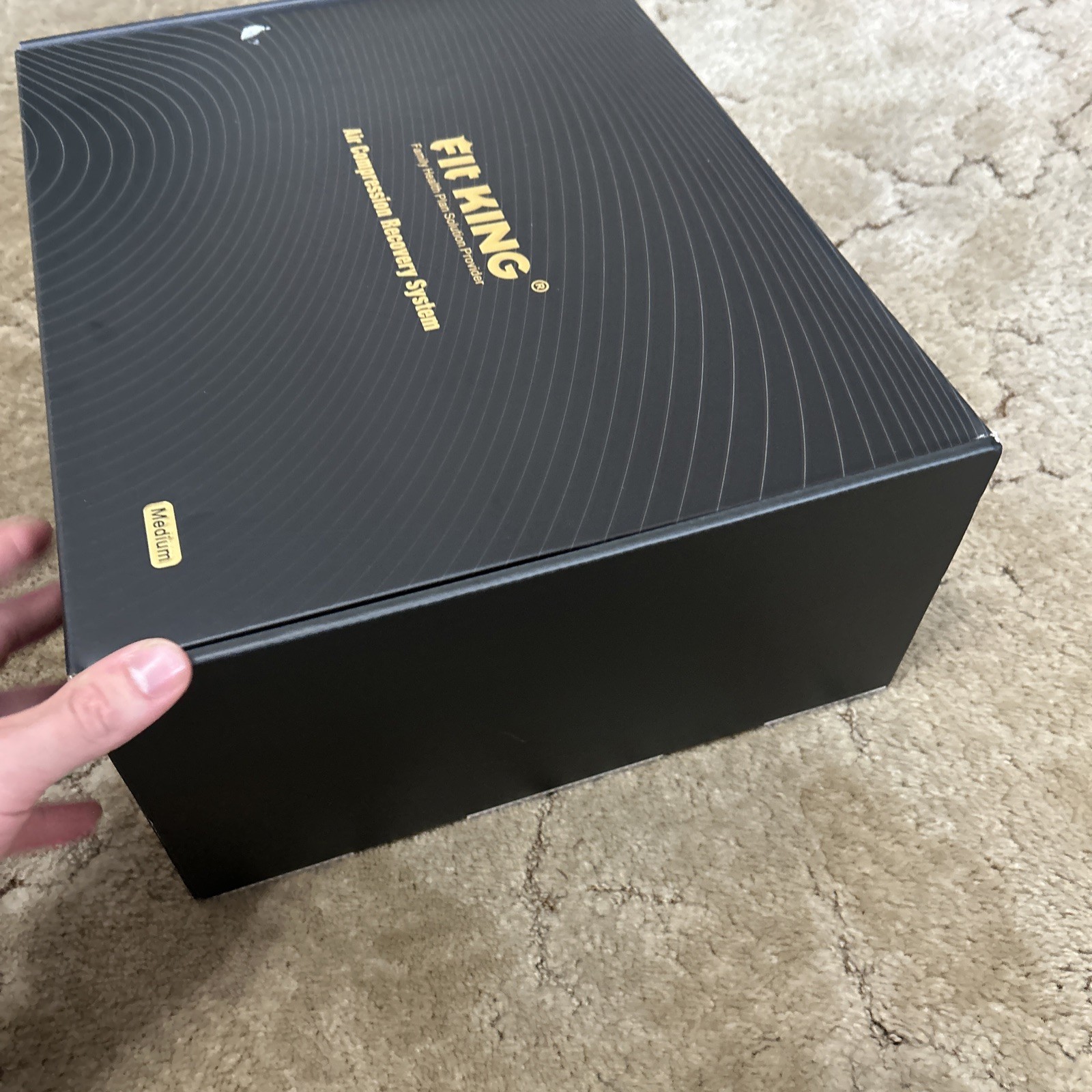 Fit King Air Compression Full Leg Recovery System Cordless M Open Box