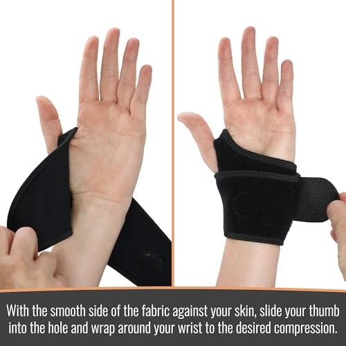 Active Universal Support Wrist Compression Brace Carpal Tunnel Night Support