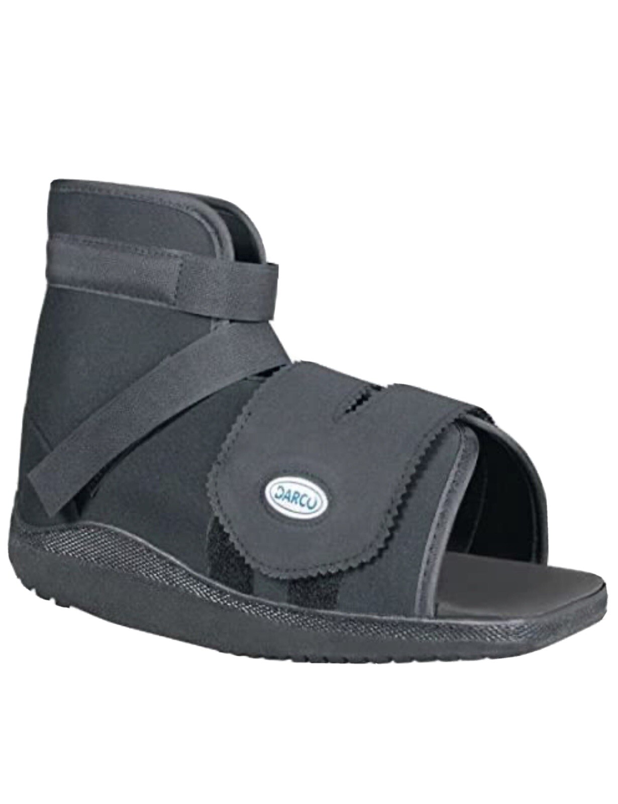 DARCO SLIMLINE CAST BOOT Shoe Black Square Toe Small Post-Op Medical Boot