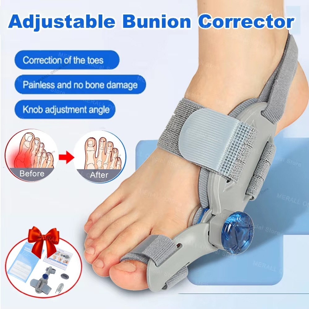 Bunion Fix Toe Valgus Corrector Big Toe Straightener Adjustable for Men Women