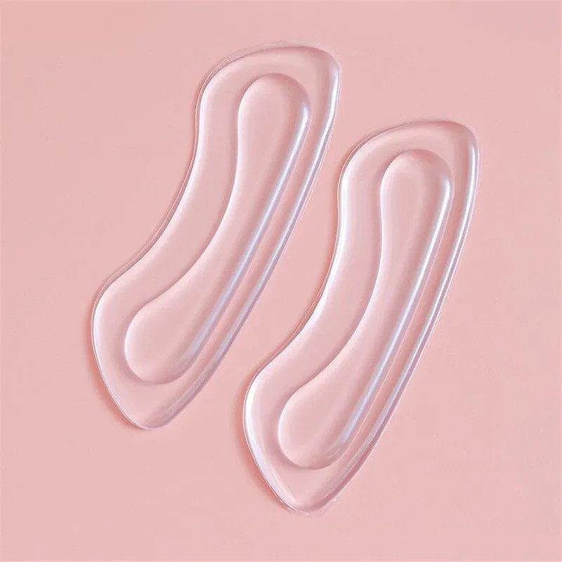1Pair Silicone Gel Heel Inserts for Women Foot Care Insole Cushion Massage Prote