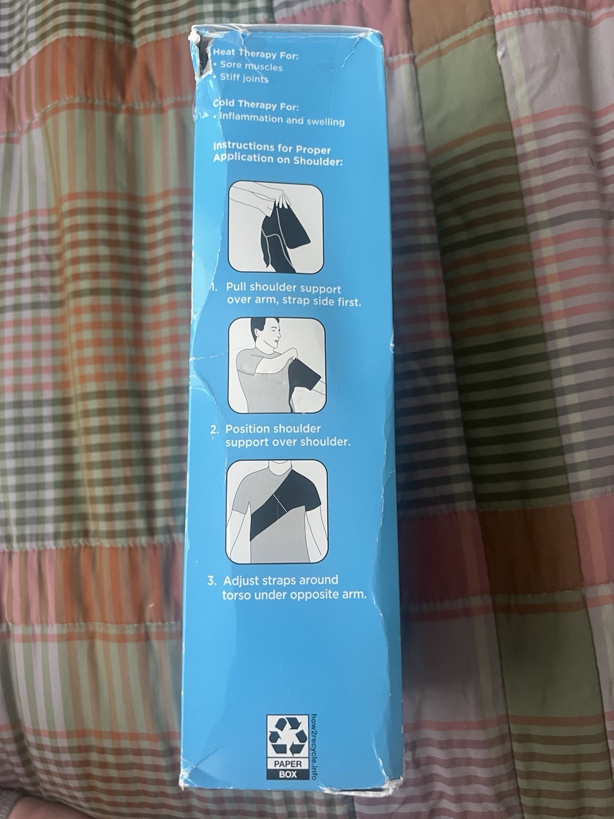 Gel Shoulder Support Heat and Cold therapy reusable new in box