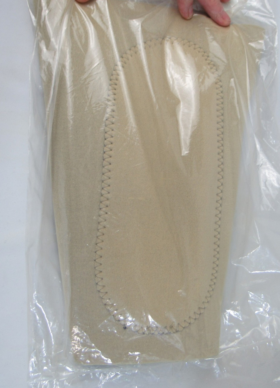 Jerome Neoprene Thigh Compression Sleeve Hamstring Quad Support Beige Size Small
