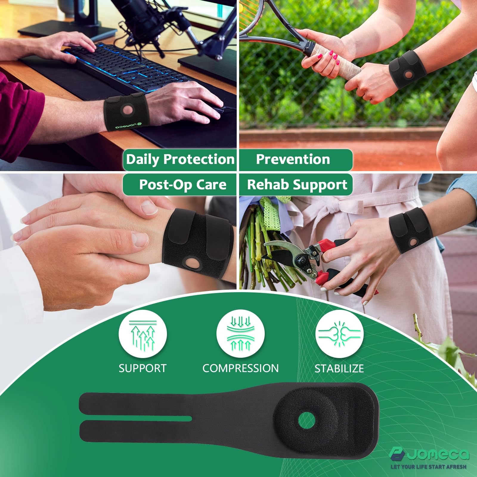 TFCC Wrist Brace for TFCC Tear for Right and Left Hands Built-in O-Shaped Pad…