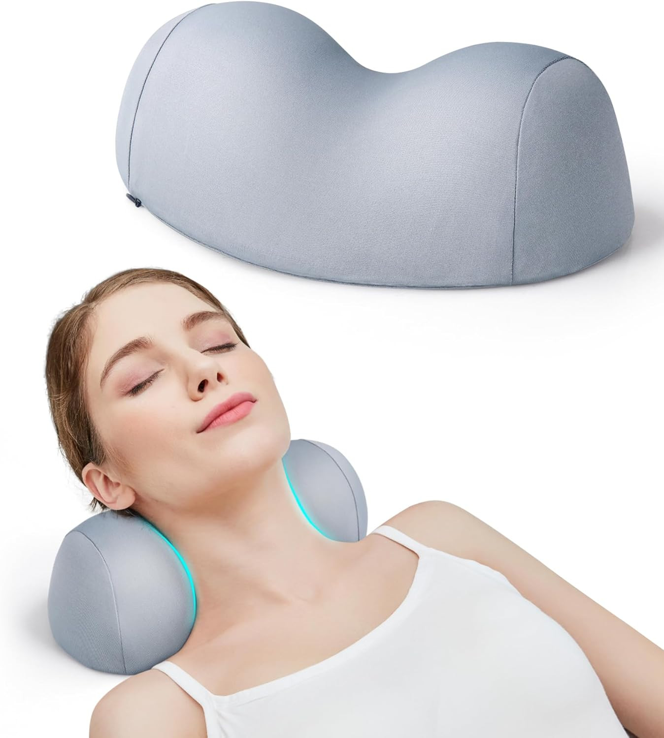 Small Neck Stretcher Pillow for Pain Relief Medium Soft Cervical Traction De…