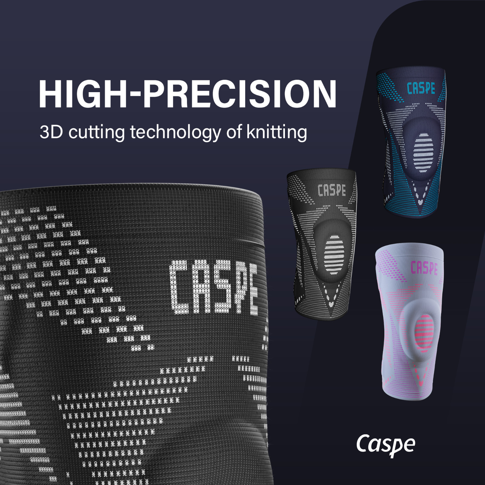 Knee Brace Compression Sleeve Support Joint Pain Arthritis Relief For Sport Gym