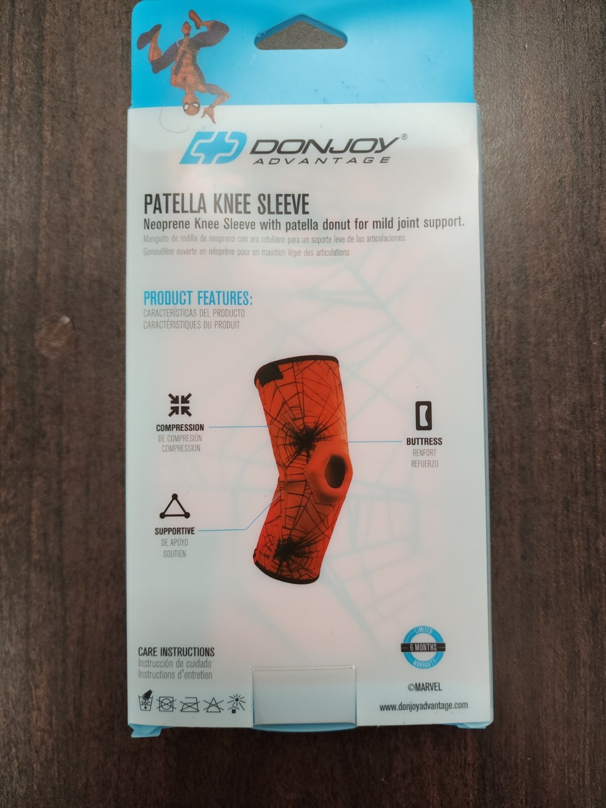 DonJoy Advantage Kids Neoprene Knee Sleeve With Patella Donut New in box