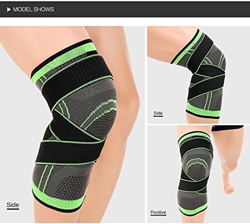 Knee Sleeve,Compression Fit Support -for Joint Pain and Arthritis Relief