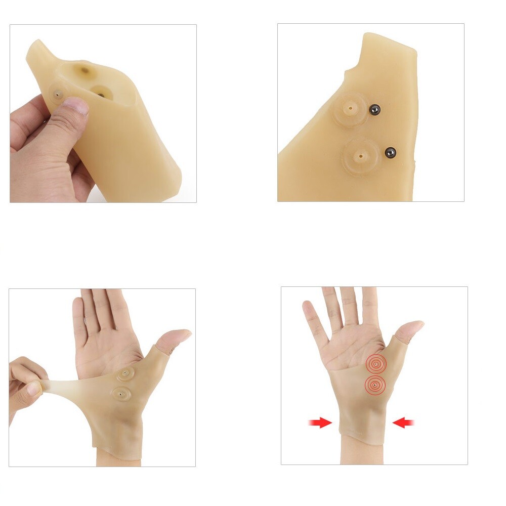 Waterproof Magnetic Therapy Wrist Hand Glove For Arthritis Pressure Pain Relief