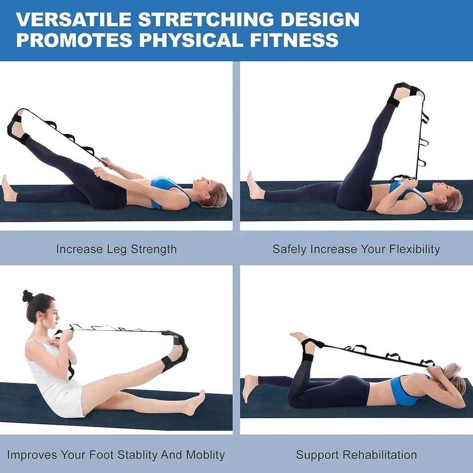 Foot Stretcher Strap | Calf Stretcher for Plantar Fasciitis | Ligament Stretchin