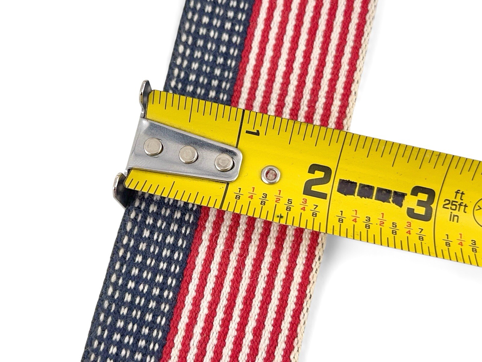 60 inch Skil-Care Rehab Belt – Red White And Blue – With Silver Tone Buckle