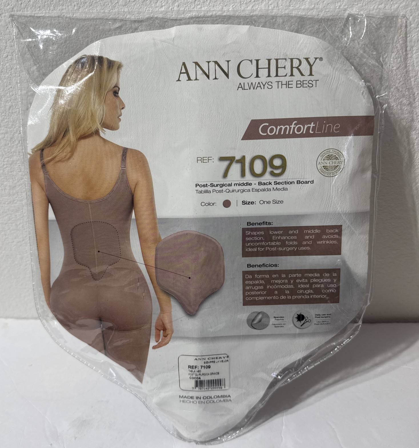 Ann Chery Comfort line 7109 Post Surgical Middle Back Section Board Cocoa – FLAW