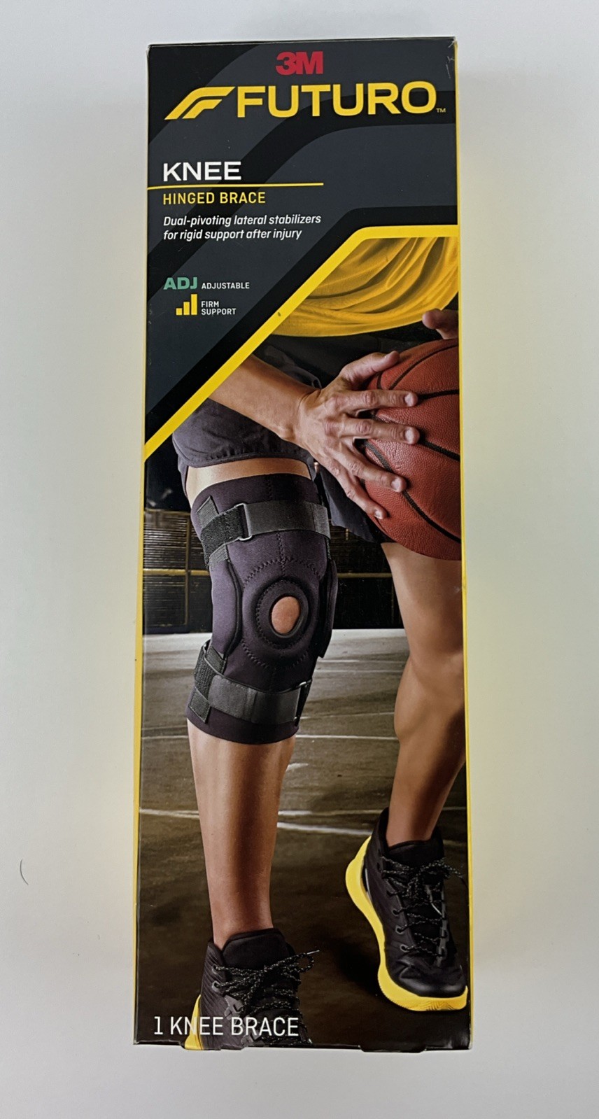 3M Futuro Knee Hinged Brace, Adjustable Firm Support