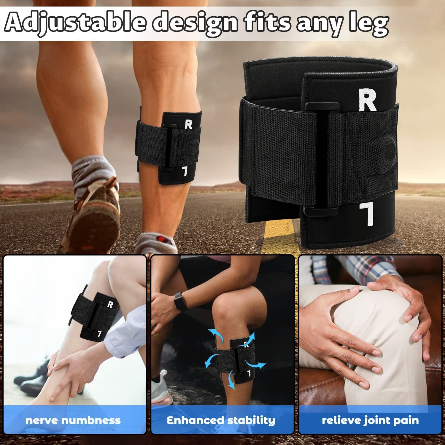 Active Sciatica Pain Relief Brace, BeActive Knee Brace for Sciatica as Seen on